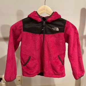 North Face fuzzy zip up